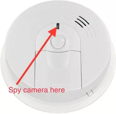 Spy Smoke Detector Camera Hardwired Motion Detection 4K And 1080P • $223.23