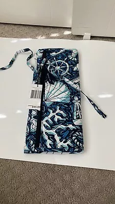 Vera Bradley Shore  Enough Travel Curling Flat Iron Cover Case Holder Pouch • $22.99