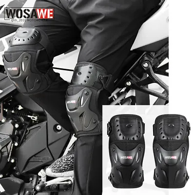 WOSAWE Knee Pads For Adults Motorcycle Racing Gear Sports Leg Protection Guards • $30.28