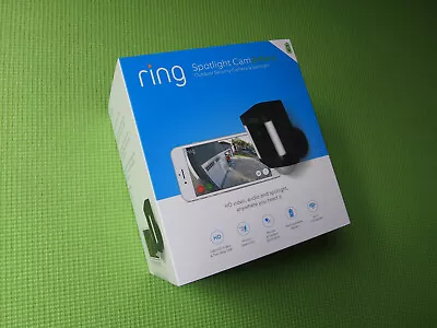 Ring Spotlight Cam Battery HD Security CameraTwo-Way Talk Siren Alarm [Black] • $241.30