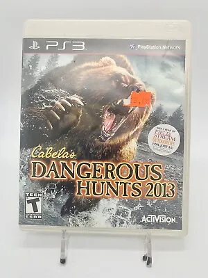 Cabela's Dangerous Hunts 2013 - PlayStation 3 - PS3 - No Manual Tested • $8.49