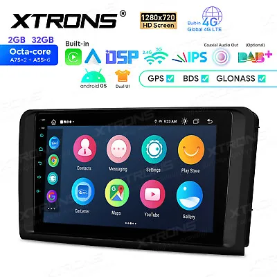 Android 13 8-Core Car GPS SatNav Stereo Radio 4G DAB For Mercedes-Benz W164 X164 • £219.99