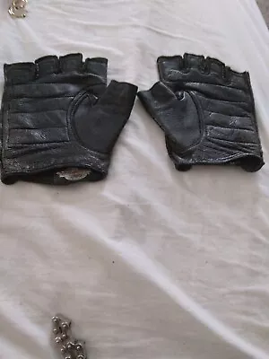 Leather Fingerless Gloves Men • $3.99