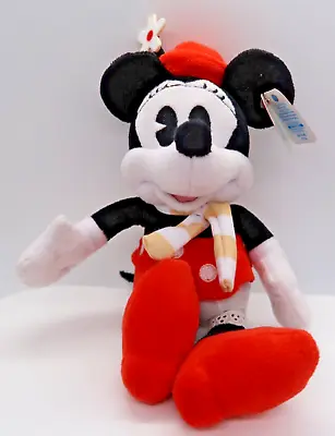 Disney Minnie Mouse Plush Toy 10 Inch Just Play Vintage Design 2017 • $9.15