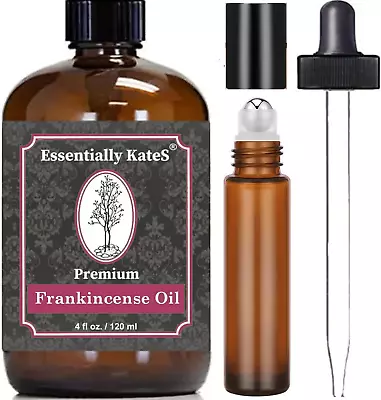 Premium Frankincense Oil 4 Oz – 100% Pure Natural Therapeutic – Skin Toning & • $15.71