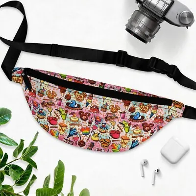 Disney Rainbow Snacks Fanny Pack Disney Fanny Pack Disneyland Bag Disney Bag • £26.02