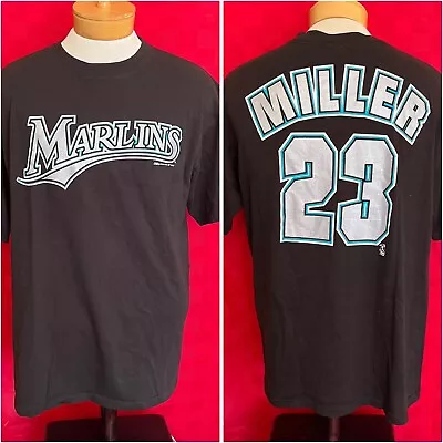 NEW Miami Florida Marlins Andrew Miller #23 MLB Jersey Shirt Size XL Stitches • $18.20