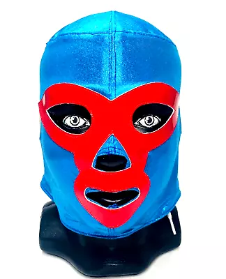 Nacho Libre Semi Professional Grade Lucha Mask Adult Size Blue And Red Colors • $27.99