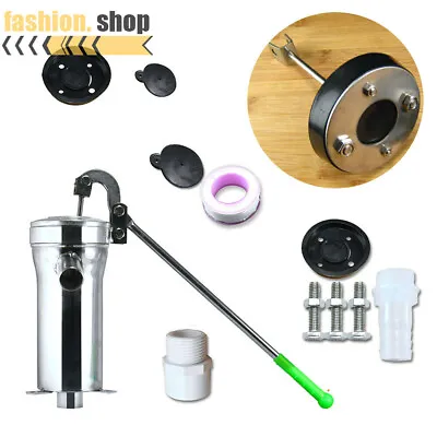 Manual Water Pump Hand Deep Well Suction Water Pump Stainless Steel Pitcher Farm • $26