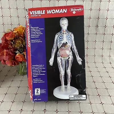 Skilcraft Visible Woman Anatomy  Model Kit Original Box 15” Tall Never Assembled • $39.95