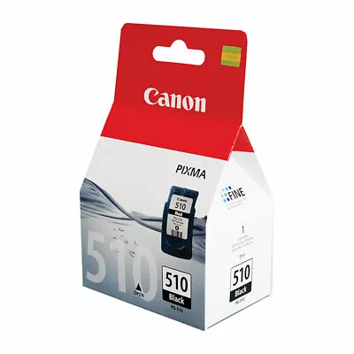 Genuine Canon PG510 Black Ink Cartridge Black 220 Pages PG510 • $42.30