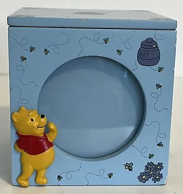 Classic Disney Home Winnie The Pooh Nursery Decor Picture Photo Cube Box Enesco • $8
