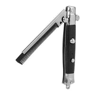 SWITCHBLADE COMB (Knife Looking) Push Button Automatic Pocket Hair Brush 9  • $7.95