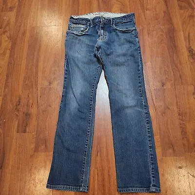 Vans Jeans Mens 30x30 Blue Custom Made For You Denim Straight Leg Distressed  • $15