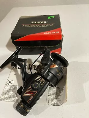 Vintage Silstar DX35 Spinning Fishing Reel L/R BB 3 Set 5.2:1 Korea NIB • $24.95