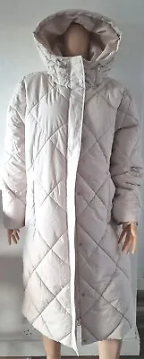 Vero Moda Adela Long Quilted Oversized Coat Size MEDIUM 10-12 Rrp72 • $62.23