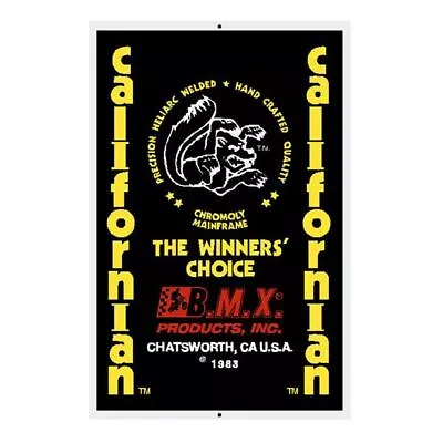 Mongoose - 1983 Californian  Red Chatsworth  Decal Set - Old School Bmx • $35.39