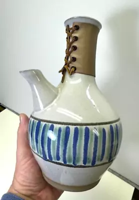 Gordon & Jane Martz  Marshall Studios MCM Decanter Carafe Signed Handcrafted • $35