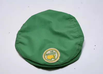 Vintage Green Flat Ivy Cap With Masters Circle Patch Small-Medium Made In USA • $74.87