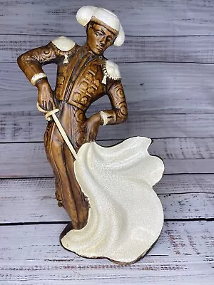 Vintage Treasure Craft Matador Ceramic Art Bull Fighter 70's Era • $31.99