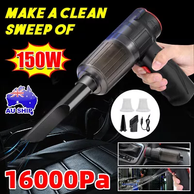 Home Rechargeable Car Vacuum Cleaner Wireless Handheld Vaccum Cleaner Wet Dry • $21.85