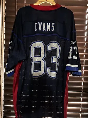 VINTAGE Lee Evans Buffalo Bills Blue Reebok Jersey #83 Size XXL. RARE • $49.99