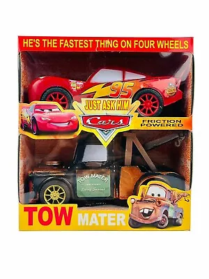 $25.95 • Buy Cars Lightning McQueen And Tow Mater Friction Powered Cars 3+