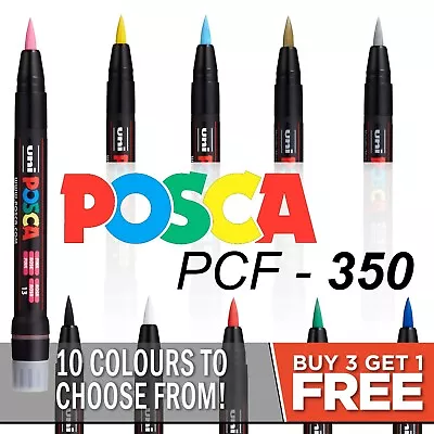 UNI POSCA Paint Pens Art Markers - PC-1M PC-1MR PC-3M PC-5M PC-8K PC-17K PCF-350 • £3.89