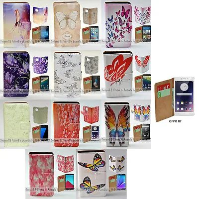 $13.98 • Buy For OPPO Series - Butterflies Theme Print Wallet Mobile Phone Case Cover #1