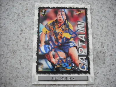 $5.99 • Buy Nrl Rugby League Card Personally Signed With Coa 2000 Jim Dymock Captain Eels