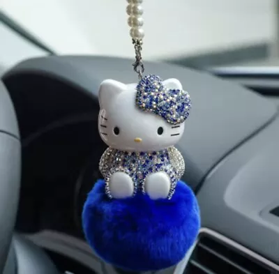 Cute Hello Kitty Auto Car Hanging Drop（very Beauty & Lovely）💙 Blue Great Gift • $29.11