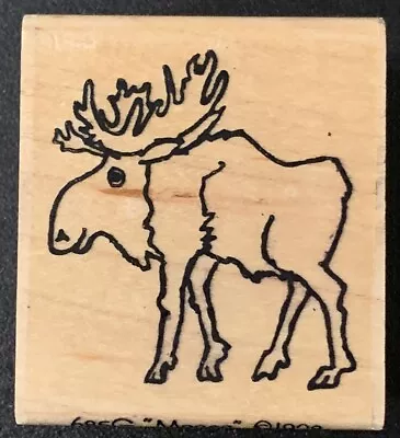 River City Rubber Works Moose Rubber Stamp • $3.99