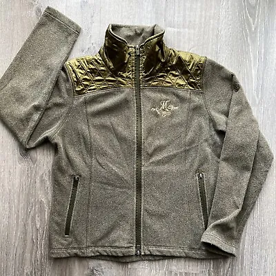 Mountain Horse Women’s Fleece Jacket Size M Brown/green Quilted  • $55