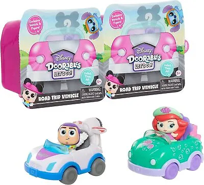 Disney Doorables Lets Go Road Trip Vehicle & Figure Opened - Choose Your Own • £14.95