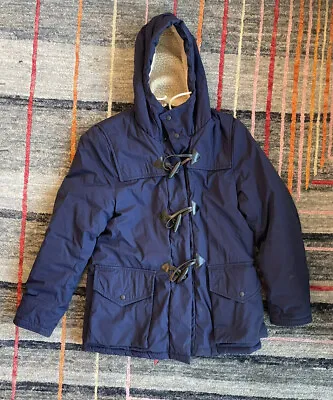 $425 • Buy Mens NANAMICA Duffle Jacket 65/35 Navy Blue Coat Xl Subf360