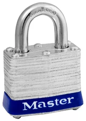 Master Lock 3UP Steel Pin Tumbler Keyed Alike Padlock 1.56 L In. (Pack Of 6) • $64.76