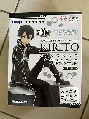 $37.90 • Buy Furyu SAO Alicization Kirito / Ain Clad Noodle Stopper Figure Figurine Japan