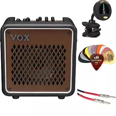 Vox Mini Go 10 10-watt Portable Modeling Amp Essentials Bundle - Brown • $279.99