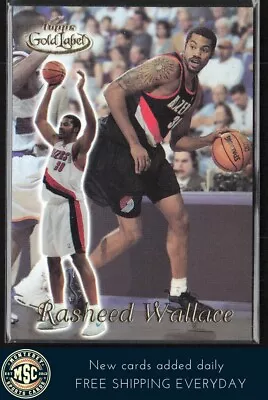 Rasheed Wallace 1999-00 Topps Gold Label #50 Portland Trail Blazers • $1.69