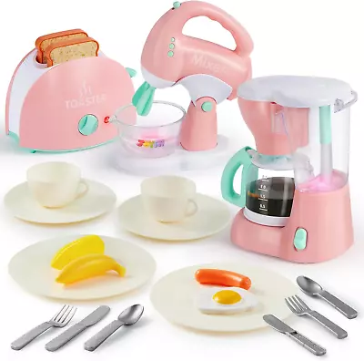 Joyin Play Kitchen Toys Pretend Play Kitchen Appliances Toy Set With Coffee Mak • $39.60
