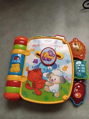 Vtech Rhyme And Discover Story Book Electronic Light Up Books Educational Works • $6