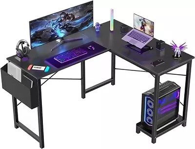 Sweetcrispy L Shaped Computer Desk - Gaming Table Corner Desk 50 Inch PC Writing • $49.87