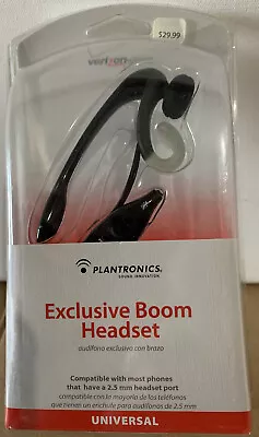 Plantronics Exclusive Boom Headset By Verizon MX250MCAE Compatible With 2.5mm  • $11.99