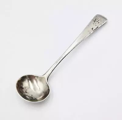 GEORGE IV STERLING SILVER MUSTARD SPOON Exeter 1822 GEORGE FERRIS • £15