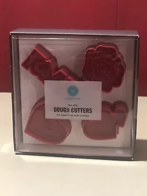 MARTHA STEWART COLLECTION Dough-Cookie Cutters Set Of 4 VALENTINE NIB • $16