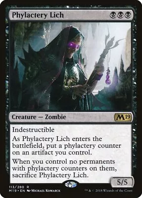 Phylactery Lich [Core Set 2019] Magic MTG • $1.35