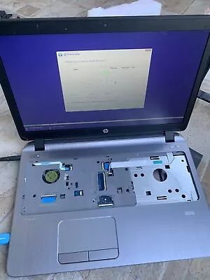 HP Notebook 450 G2 Core I3 Laptop For Parts Broken Hard Drive Female Connector • $40