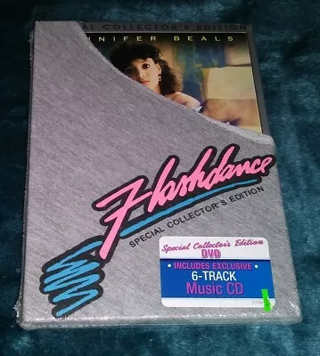 Flashdance DVD Special Collectors Edition 6 Track CD T-Shirt Slipcover NEW • $11.39