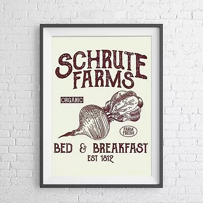 THE OFFICE - SCHRUTE FARMS US TV SHOW POSTER PICTURE PRINT Sizes A5 To A0 **NEW* • $11.95