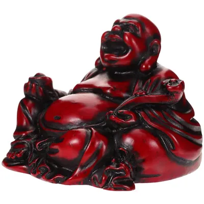  Big Laughing Buddha Happy Cat Statue Ornaments For The Home • £6.84